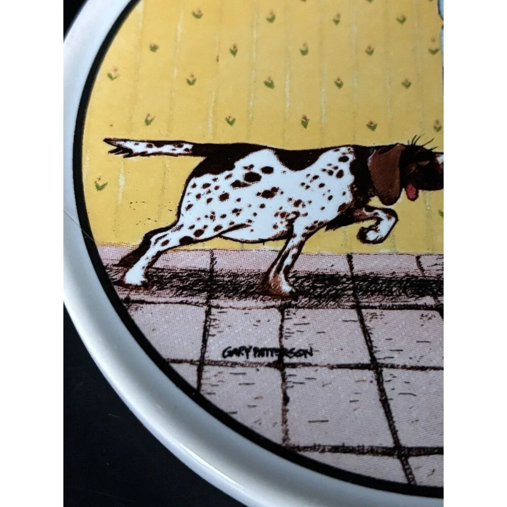 Gary Patterson 2 Dog Lovers Coaster by Clay Design